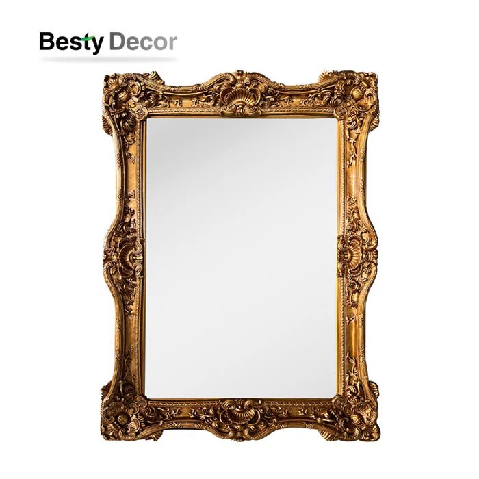 Vintage Ornate Wood Antique XL Floor Mirror