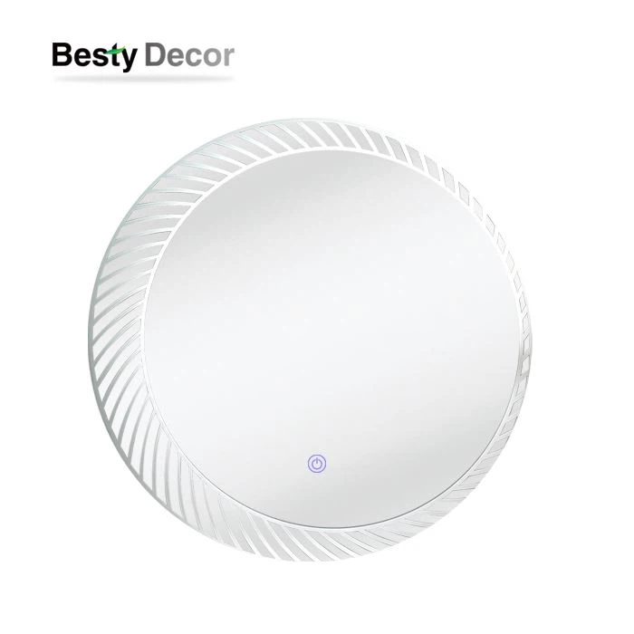 Modern Lighted Mirrors For Bathrooms Round